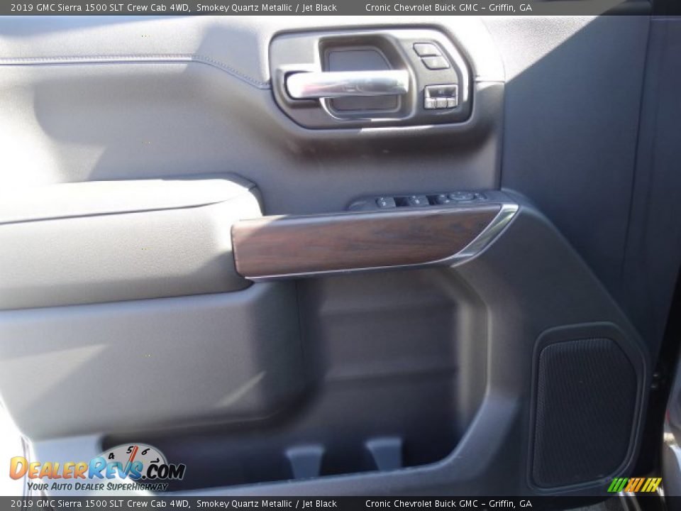 2019 GMC Sierra 1500 SLT Crew Cab 4WD Smokey Quartz Metallic / Jet Black Photo #14