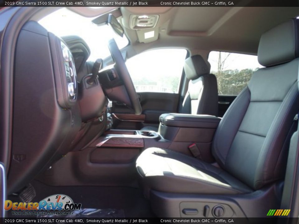 2019 GMC Sierra 1500 SLT Crew Cab 4WD Smokey Quartz Metallic / Jet Black Photo #16