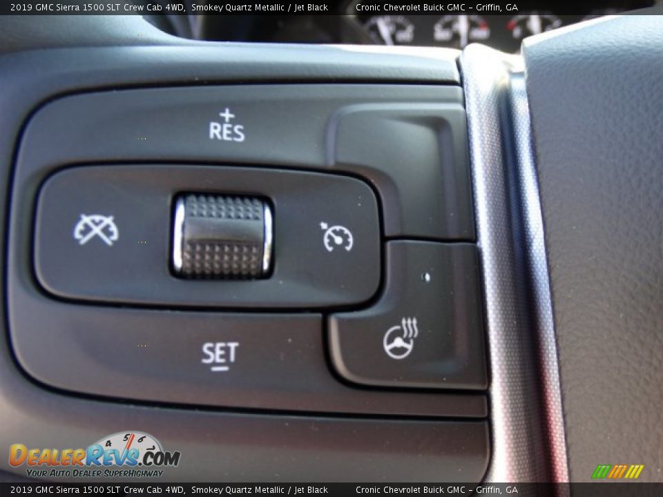 2019 GMC Sierra 1500 SLT Crew Cab 4WD Smokey Quartz Metallic / Jet Black Photo #18