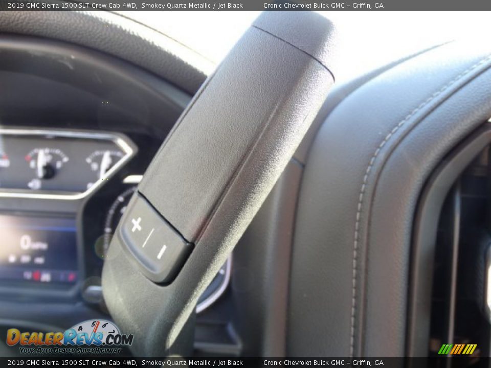 2019 GMC Sierra 1500 SLT Crew Cab 4WD Smokey Quartz Metallic / Jet Black Photo #21