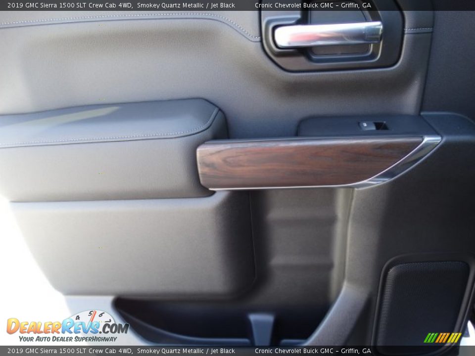 2019 GMC Sierra 1500 SLT Crew Cab 4WD Smokey Quartz Metallic / Jet Black Photo #24