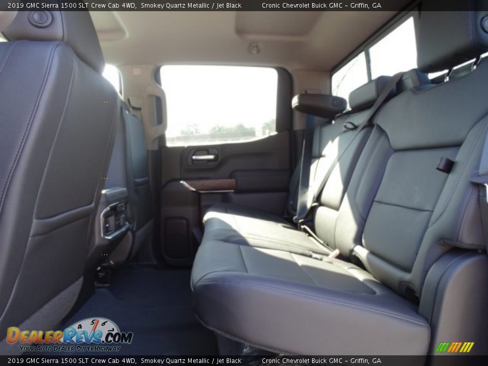 2019 GMC Sierra 1500 SLT Crew Cab 4WD Smokey Quartz Metallic / Jet Black Photo #25