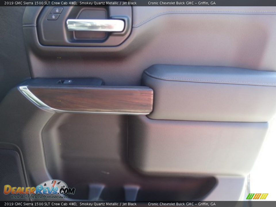 2019 GMC Sierra 1500 SLT Crew Cab 4WD Smokey Quartz Metallic / Jet Black Photo #28
