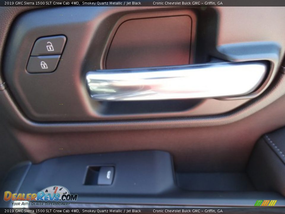 2019 GMC Sierra 1500 SLT Crew Cab 4WD Smokey Quartz Metallic / Jet Black Photo #29