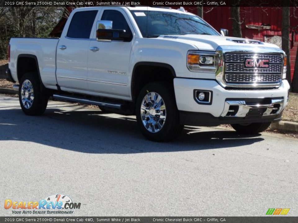 2019 GMC Sierra 2500HD Denali Crew Cab 4WD Summit White / Jet Black Photo #1