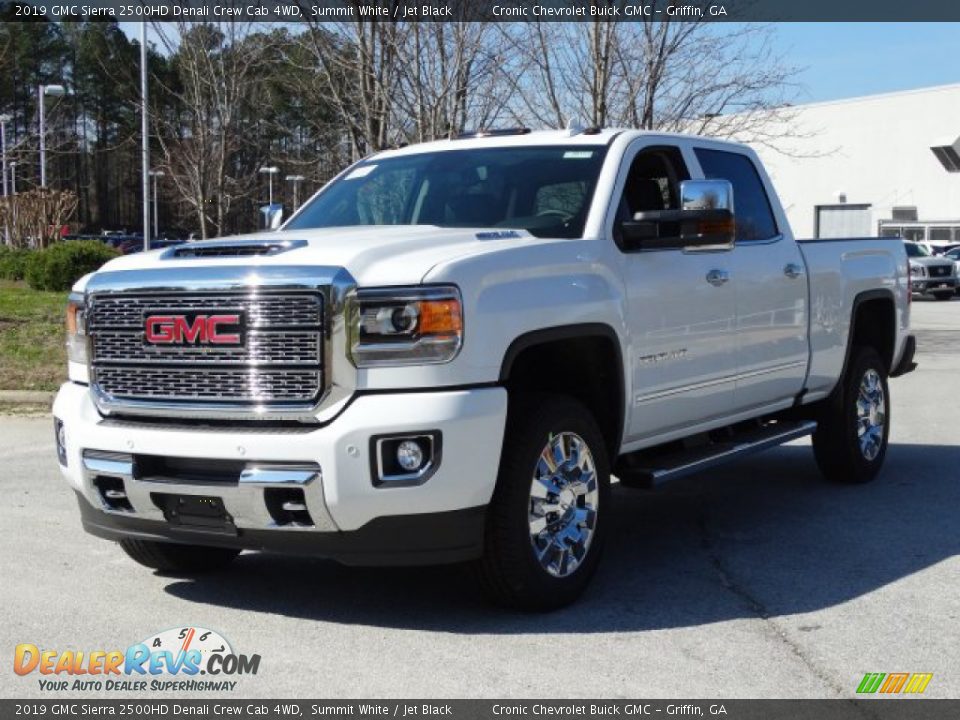 2019 GMC Sierra 2500HD Denali Crew Cab 4WD Summit White / Jet Black Photo #4