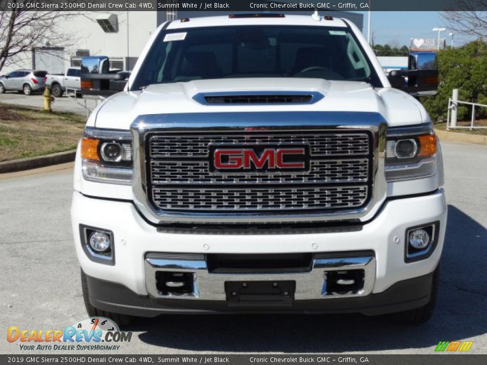 2019 GMC Sierra 2500HD Denali Crew Cab 4WD Summit White / Jet Black Photo #5