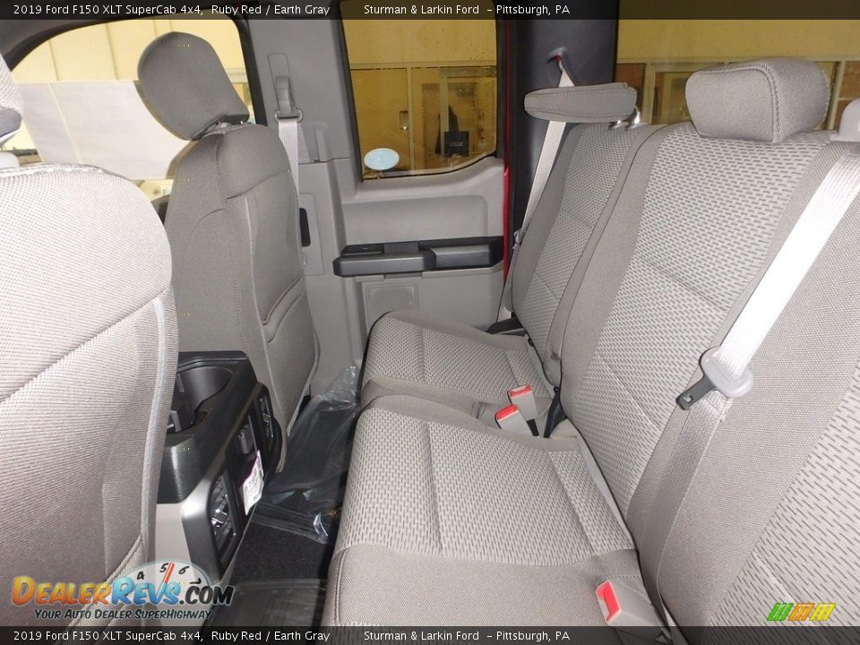 2019 Ford F150 XLT SuperCab 4x4 Ruby Red / Earth Gray Photo #7