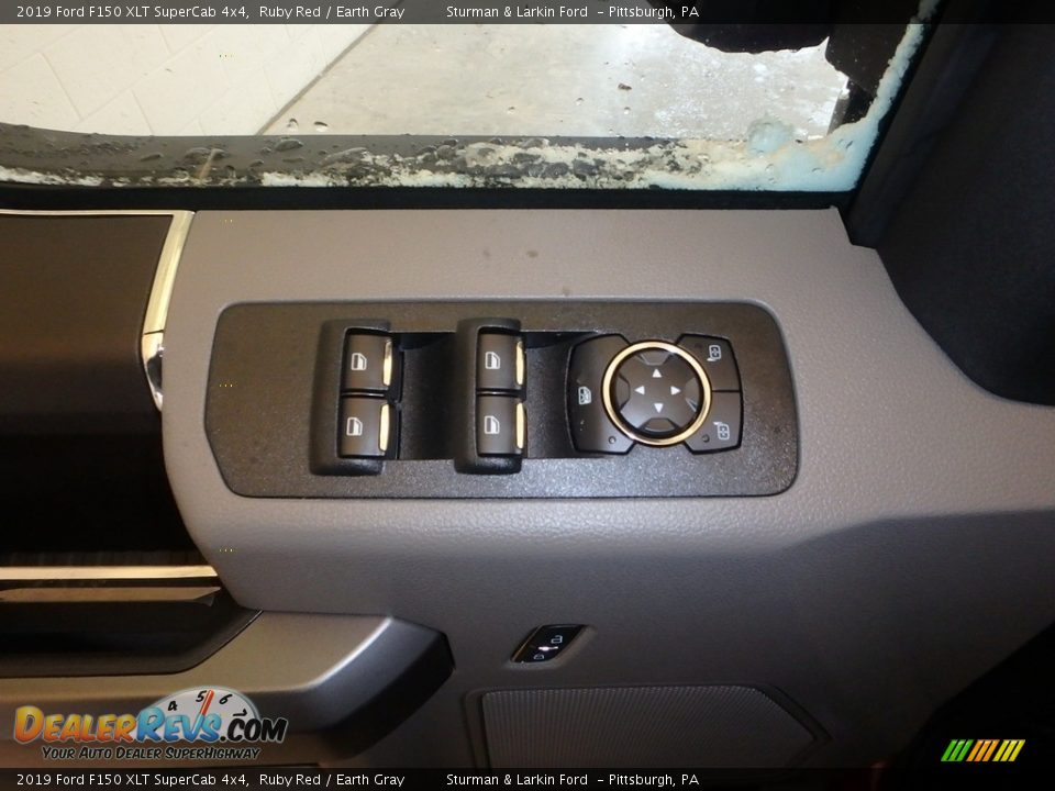 2019 Ford F150 XLT SuperCab 4x4 Ruby Red / Earth Gray Photo #9
