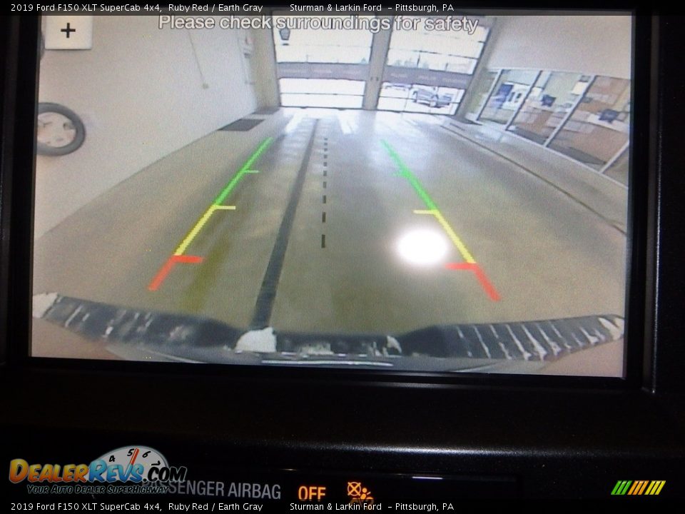 2019 Ford F150 XLT SuperCab 4x4 Ruby Red / Earth Gray Photo #11