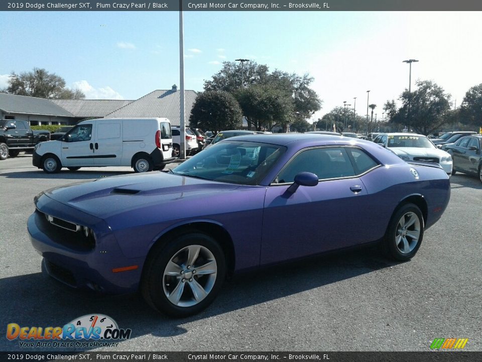 2019 Dodge Challenger SXT Plum Crazy Pearl / Black Photo #1