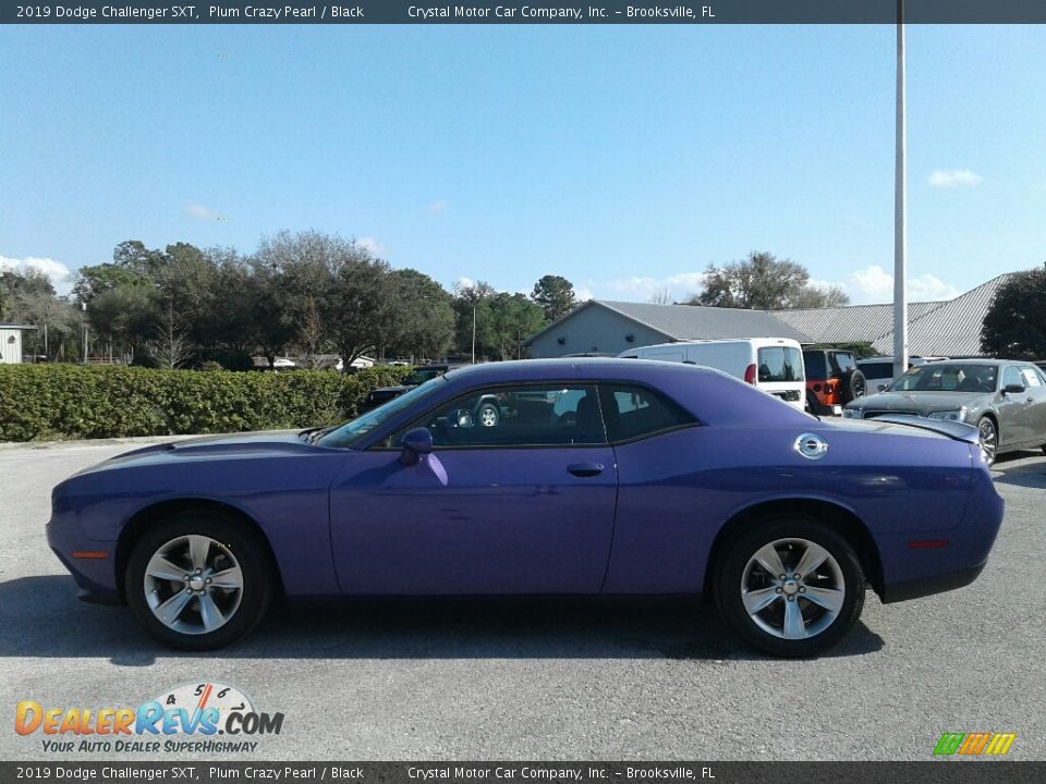 2019 Dodge Challenger SXT Plum Crazy Pearl / Black Photo #2