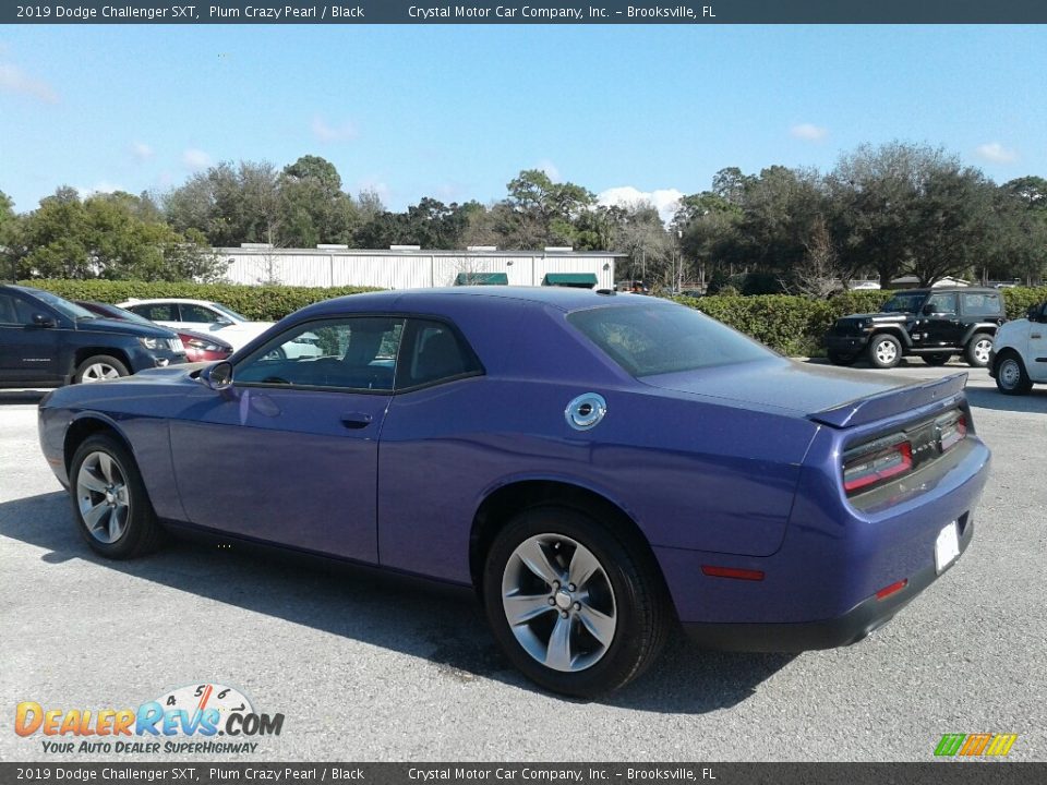 2019 Dodge Challenger SXT Plum Crazy Pearl / Black Photo #3