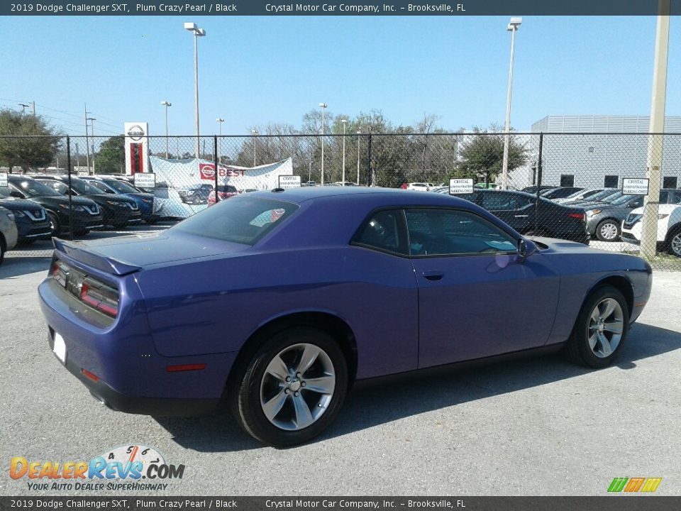 2019 Dodge Challenger SXT Plum Crazy Pearl / Black Photo #5
