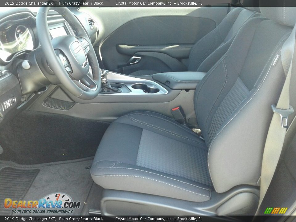 2019 Dodge Challenger SXT Plum Crazy Pearl / Black Photo #9