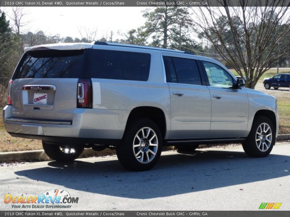 2019 GMC Yukon XL Denali 4WD Quicksilver Metallic / Cocoa/Shale Photo #3