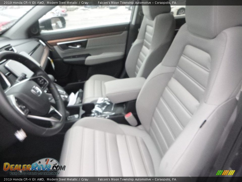 2019 Honda CR-V EX AWD Modern Steel Metallic / Gray Photo #8