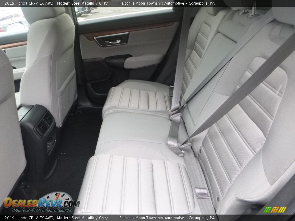 2019 Honda CR-V EX AWD Modern Steel Metallic / Gray Photo #9