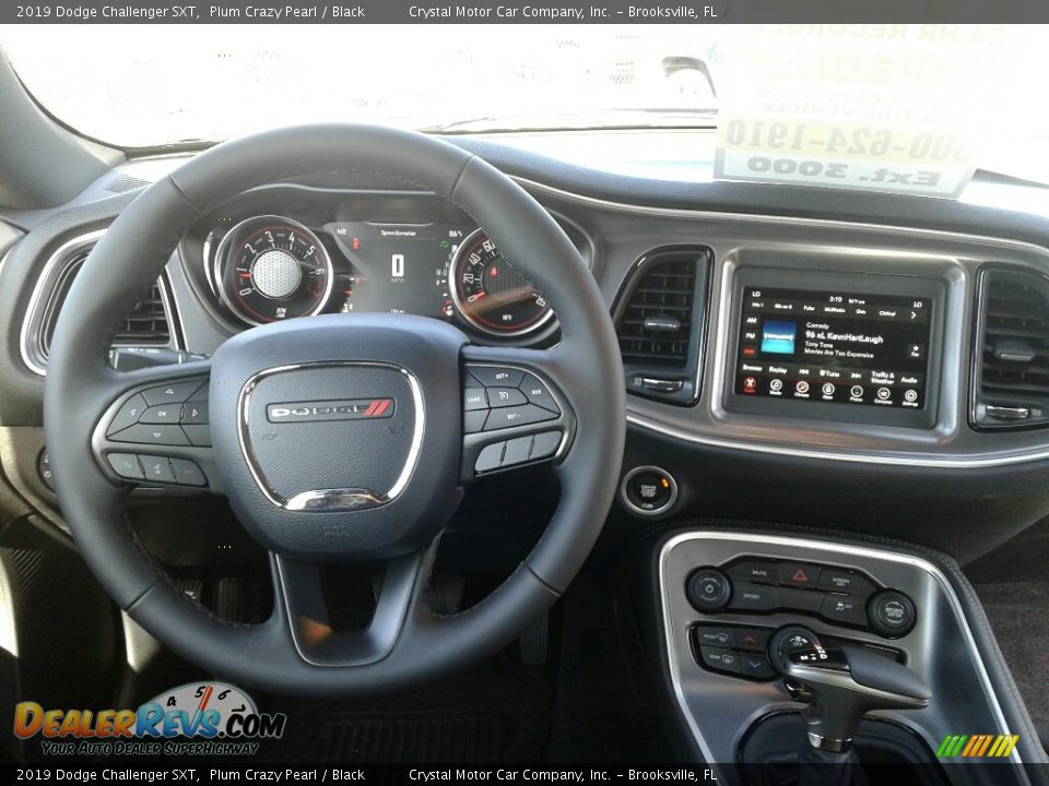 2019 Dodge Challenger SXT Plum Crazy Pearl / Black Photo #13