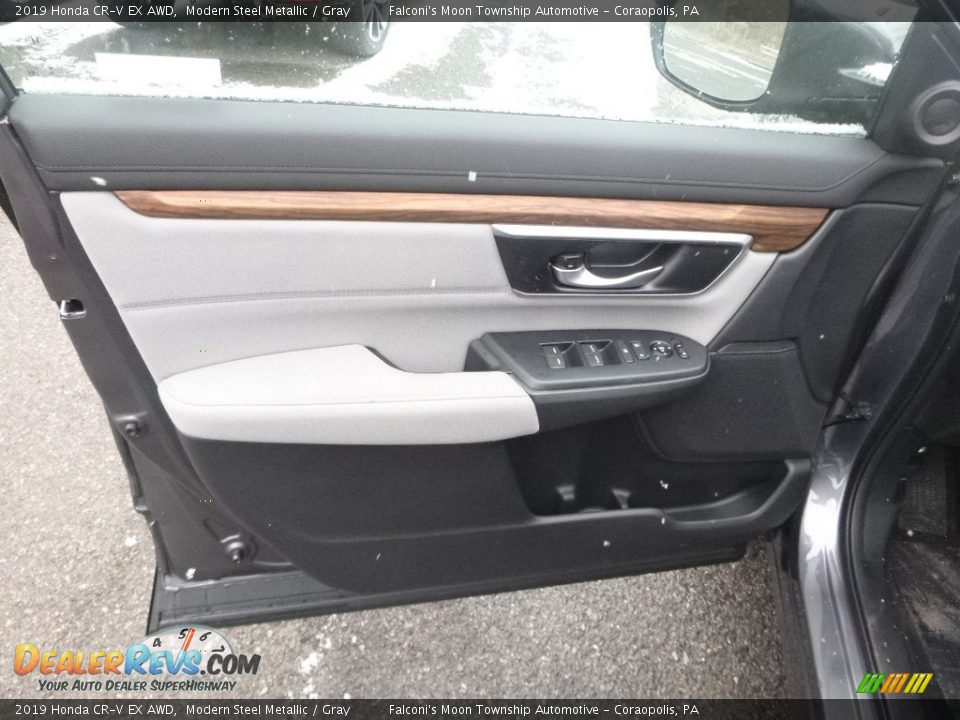 2019 Honda CR-V EX AWD Modern Steel Metallic / Gray Photo #11