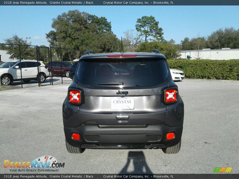 2018 Jeep Renegade Altitude Granite Crystal Metallic / Black Photo #4