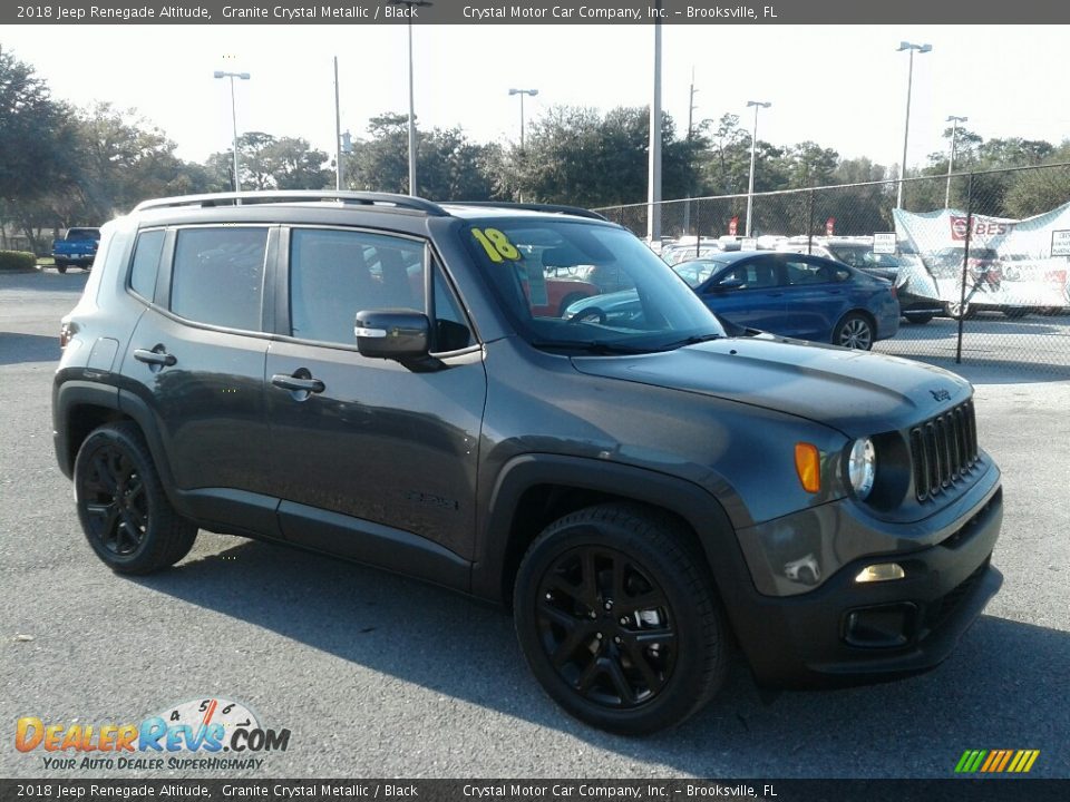 2018 Jeep Renegade Altitude Granite Crystal Metallic / Black Photo #7