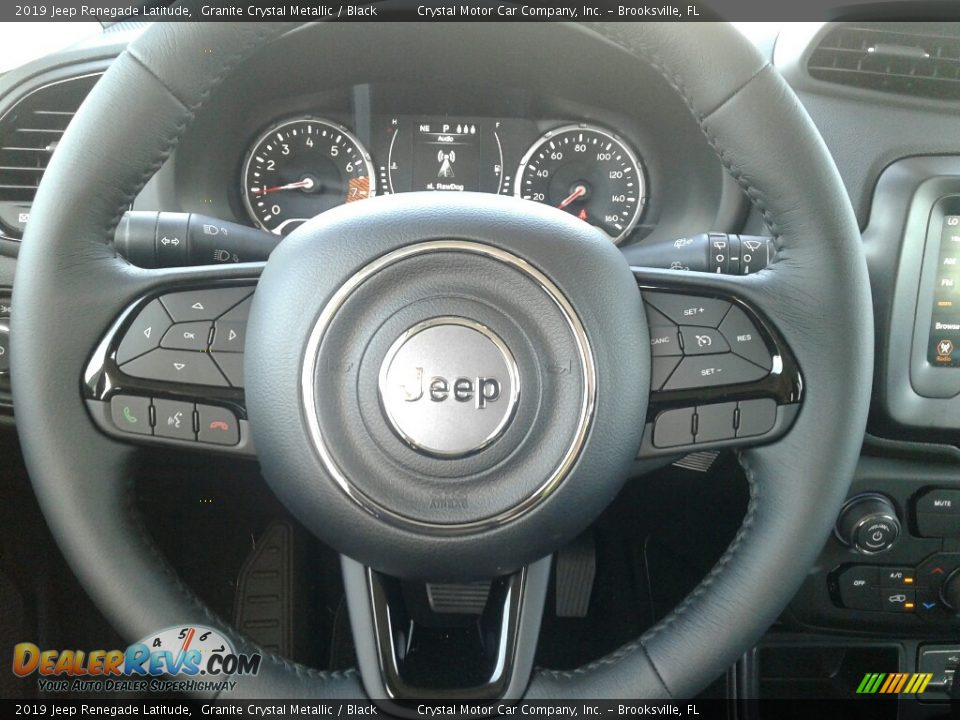 2019 Jeep Renegade Latitude Granite Crystal Metallic / Black Photo #14