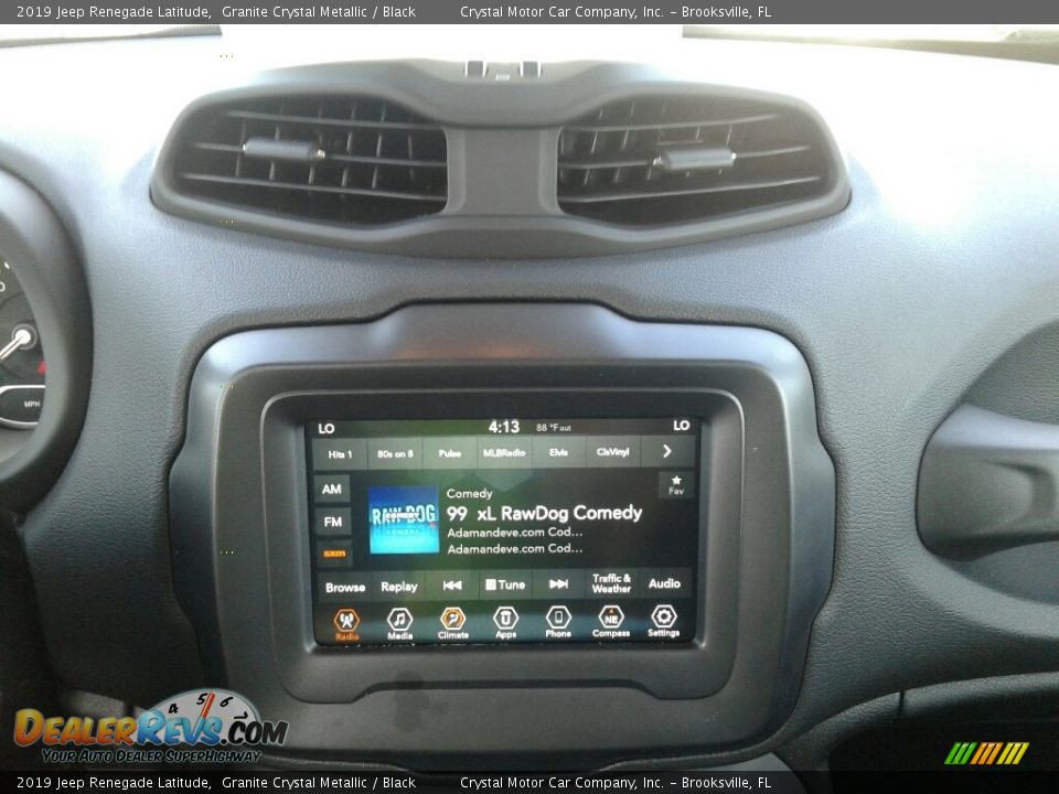 2019 Jeep Renegade Latitude Granite Crystal Metallic / Black Photo #15