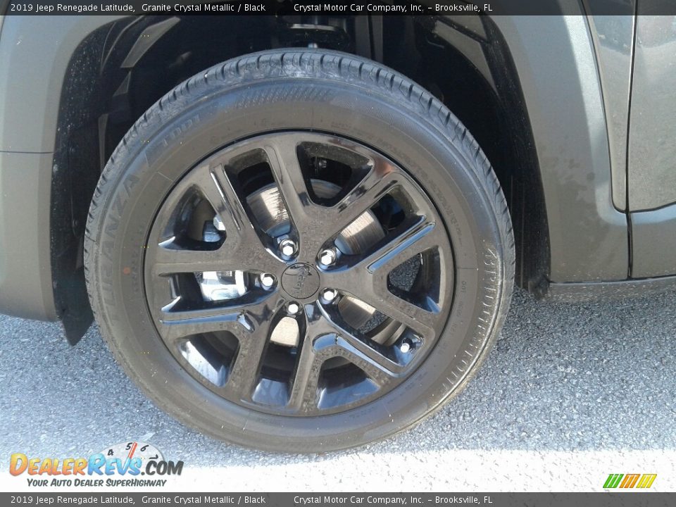 2019 Jeep Renegade Latitude Granite Crystal Metallic / Black Photo #20