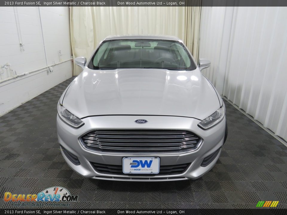 2013 Ford Fusion SE Ingot Silver Metallic / Charcoal Black Photo #4