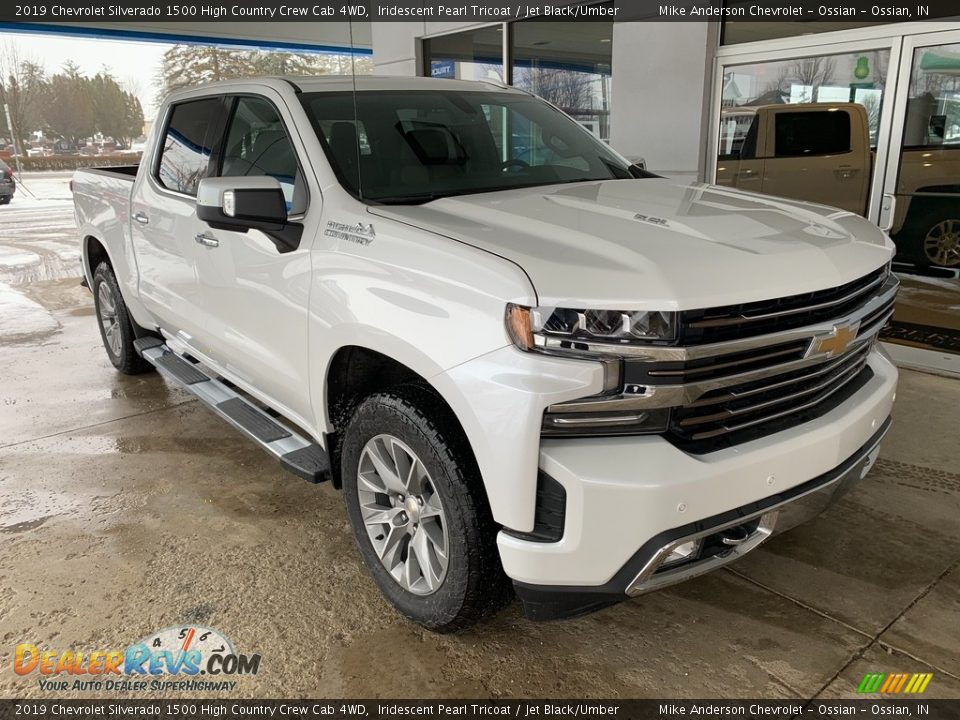 2019 Chevrolet Silverado 1500 High Country Crew Cab 4WD Iridescent Pearl Tricoat / Jet Black/Umber Photo #1