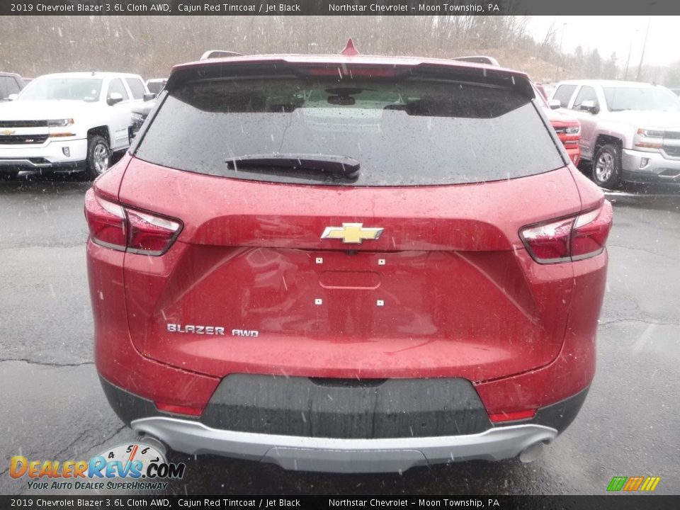 2019 Chevrolet Blazer 3.6L Cloth AWD Cajun Red Tintcoat / Jet Black Photo #4