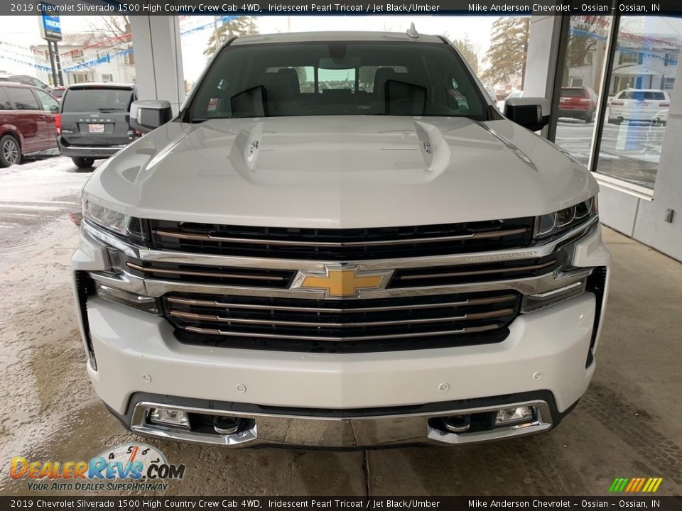 2019 Chevrolet Silverado 1500 High Country Crew Cab 4WD Iridescent Pearl Tricoat / Jet Black/Umber Photo #4