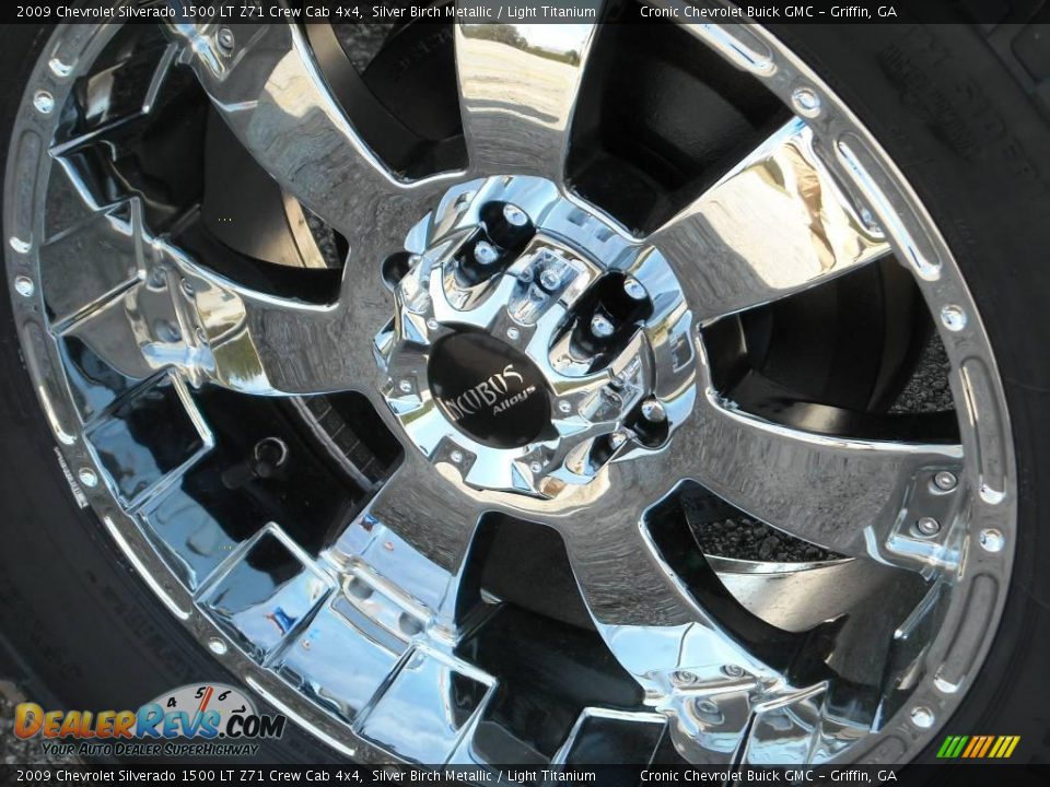 2009 Chevrolet Silverado 1500 LT Z71 Crew Cab 4x4 Silver Birch Metallic / Light Titanium Photo #12