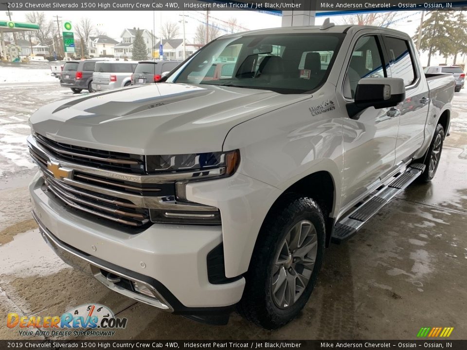2019 Chevrolet Silverado 1500 High Country Crew Cab 4WD Iridescent Pearl Tricoat / Jet Black/Umber Photo #5