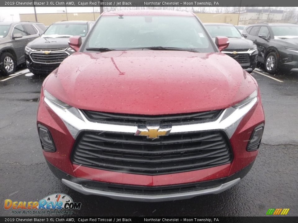 2019 Chevrolet Blazer 3.6L Cloth AWD Cajun Red Tintcoat / Jet Black Photo #8