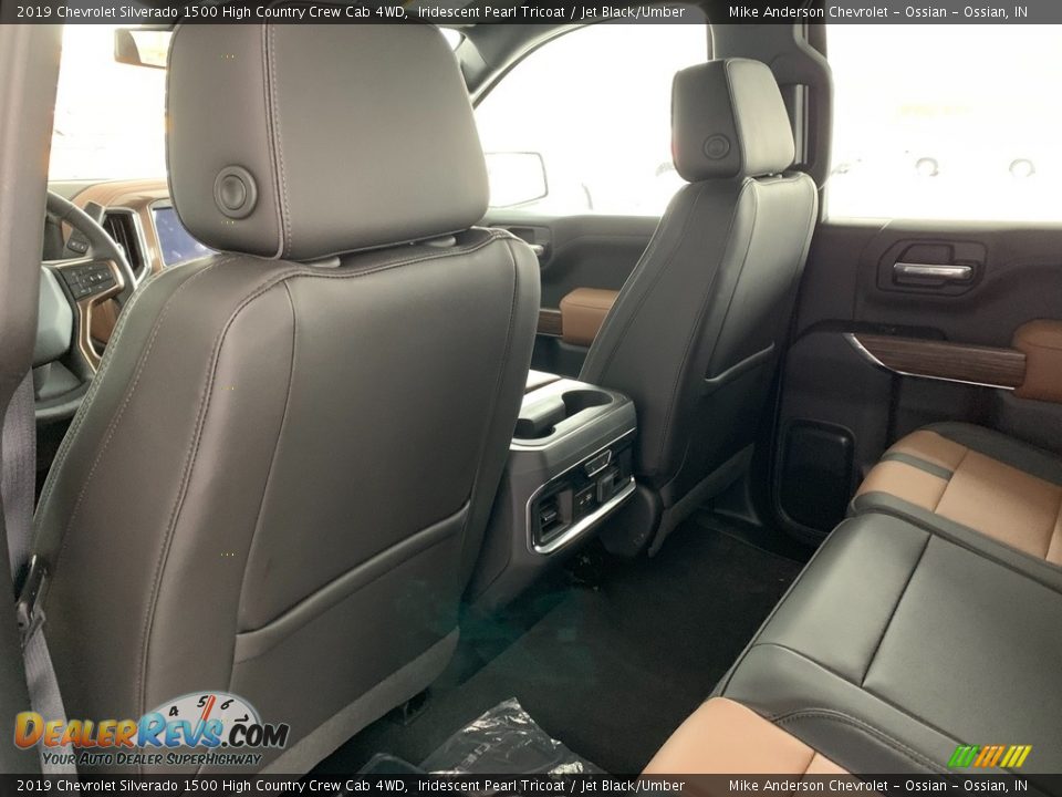 Rear Seat of 2019 Chevrolet Silverado 1500 High Country Crew Cab 4WD Photo #24