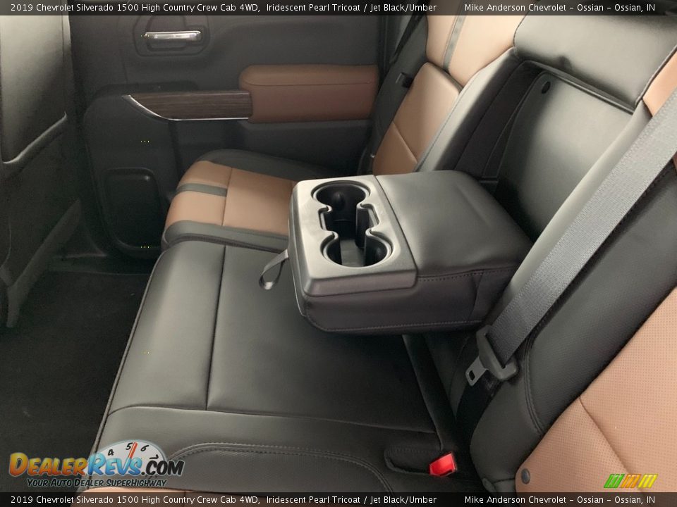 2019 Chevrolet Silverado 1500 High Country Crew Cab 4WD Iridescent Pearl Tricoat / Jet Black/Umber Photo #25
