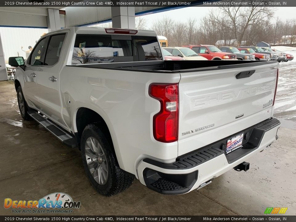 2019 Chevrolet Silverado 1500 High Country Crew Cab 4WD Iridescent Pearl Tricoat / Jet Black/Umber Photo #29