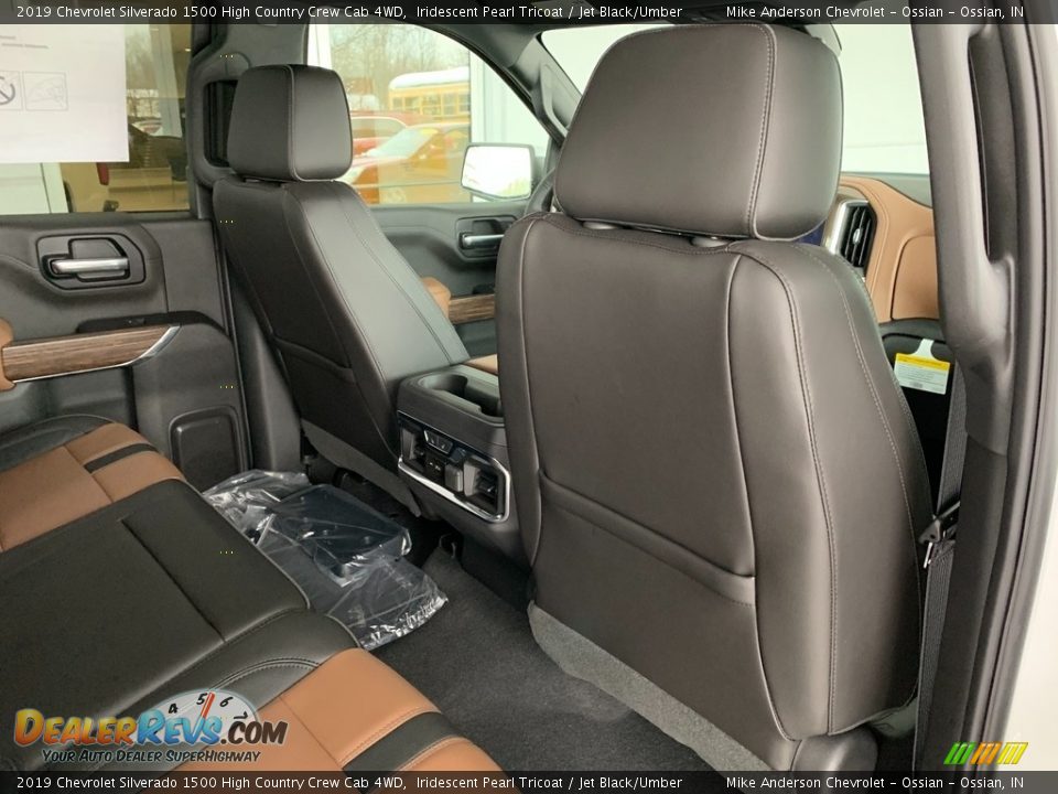 2019 Chevrolet Silverado 1500 High Country Crew Cab 4WD Iridescent Pearl Tricoat / Jet Black/Umber Photo #34