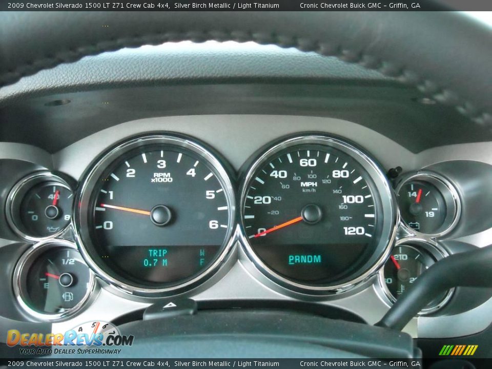 2009 Chevrolet Silverado 1500 LT Z71 Crew Cab 4x4 Silver Birch Metallic / Light Titanium Photo #26