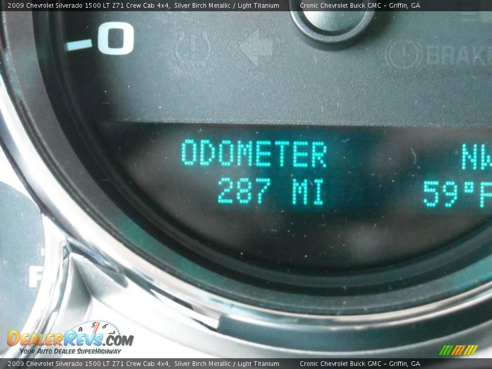 2009 Chevrolet Silverado 1500 LT Z71 Crew Cab 4x4 Silver Birch Metallic / Light Titanium Photo #30