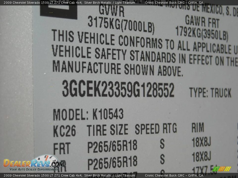 2009 Chevrolet Silverado 1500 LT Z71 Crew Cab 4x4 Silver Birch Metallic / Light Titanium Photo #31