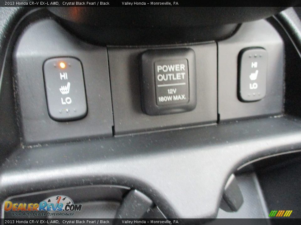 2013 Honda CR-V EX-L AWD Crystal Black Pearl / Black Photo #16