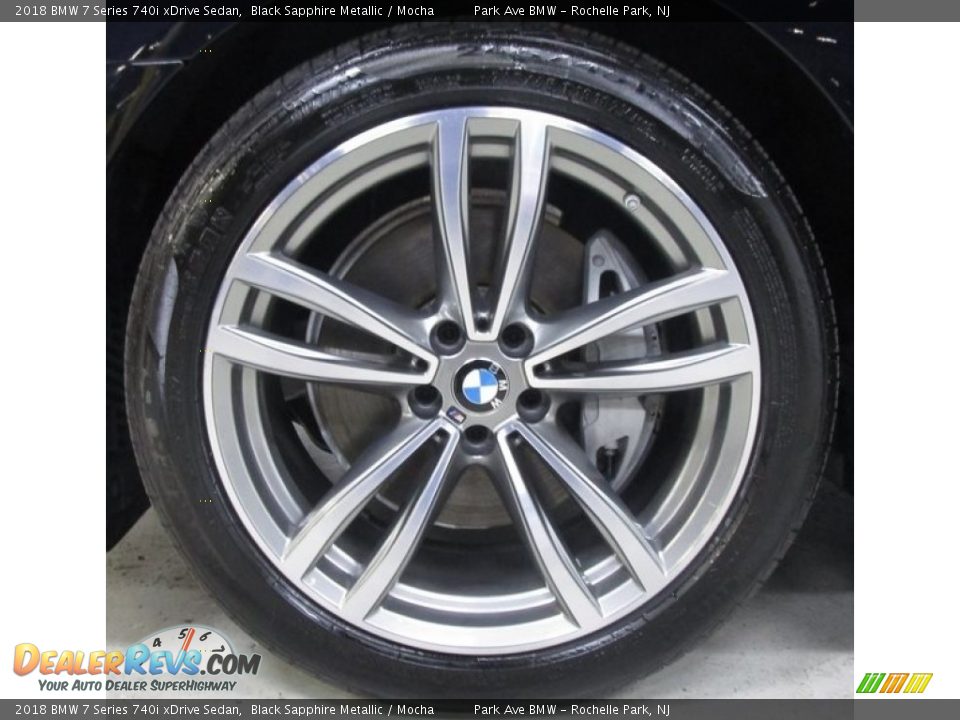 2018 BMW 7 Series 740i xDrive Sedan Black Sapphire Metallic / Mocha Photo #28