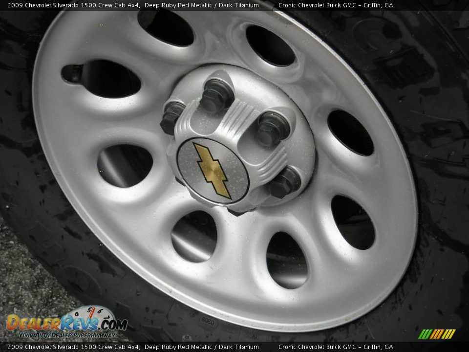 2009 Chevrolet Silverado 1500 Crew Cab 4x4 Deep Ruby Red Metallic / Dark Titanium Photo #9
