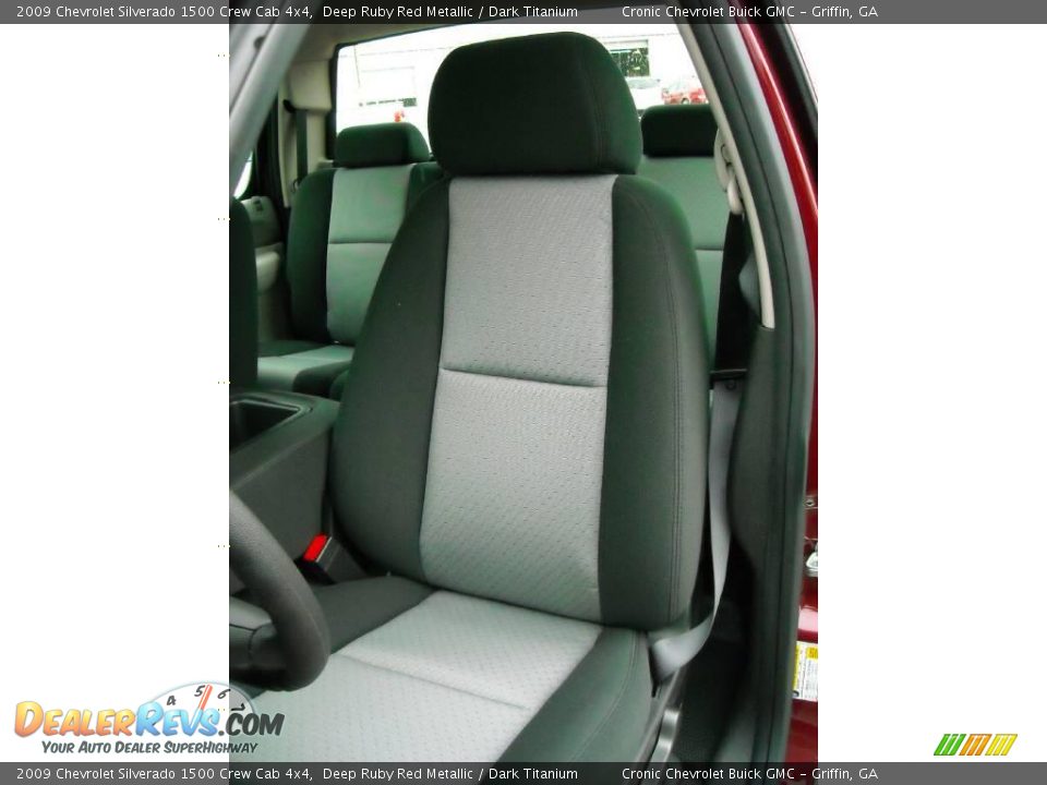 2009 Chevrolet Silverado 1500 Crew Cab 4x4 Deep Ruby Red Metallic / Dark Titanium Photo #14