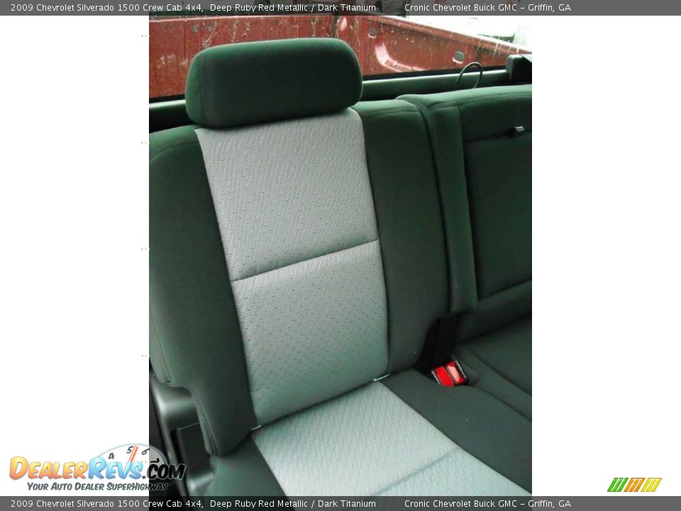2009 Chevrolet Silverado 1500 Crew Cab 4x4 Deep Ruby Red Metallic / Dark Titanium Photo #18