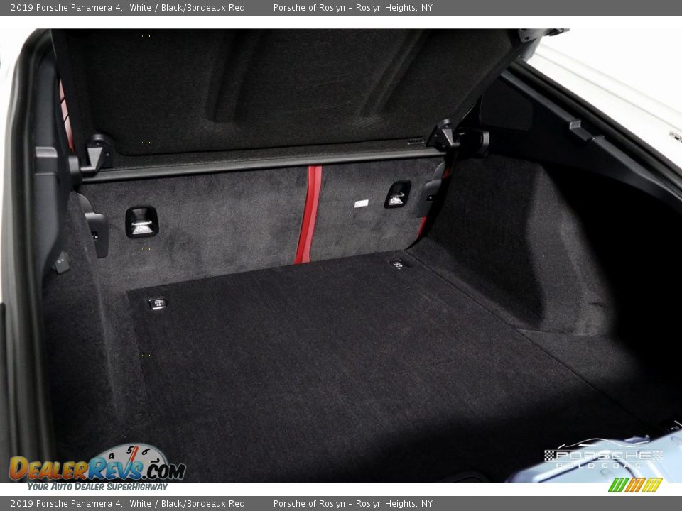 2019 Porsche Panamera 4 White / Black/Bordeaux Red Photo #9