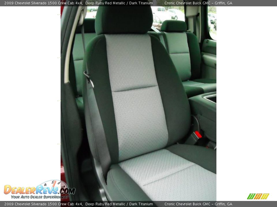 2009 Chevrolet Silverado 1500 Crew Cab 4x4 Deep Ruby Red Metallic / Dark Titanium Photo #20